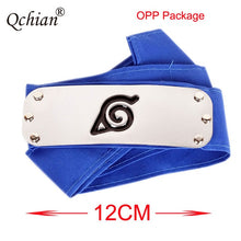 Load image into Gallery viewer, Black Leaf Village Headband for Naruto Cosplay Costume Kakashi Itachi akatsuki madara headband Cartoon Accessories Toy Gifts