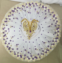Load image into Gallery viewer, white professional ballerina ballet tutu for child children kids girls adults pancake tutu dance costumes ballet dress girls