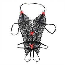 Load image into Gallery viewer, OLO Erotic Lingerie Sexy Costumes Lace Siamese Perspective Three-Point Underwear G-string Sexy Lingerie Adult Products